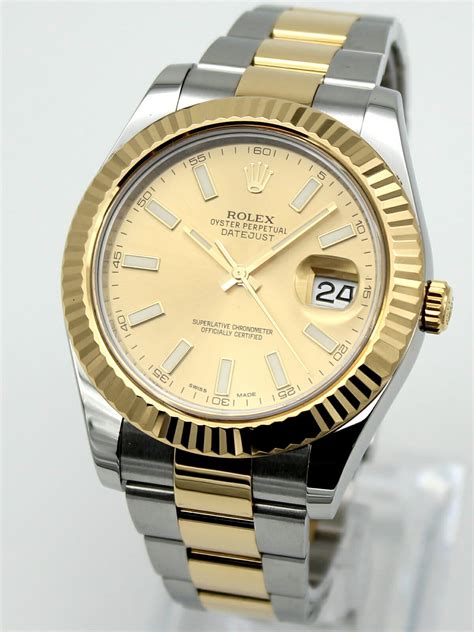 rolex date gold steel|2021 rolex datejust 41 mm.